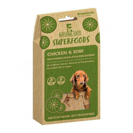 Natural Eats Superfood Chicken & Kiwi 12 x 80g, Rosewood,