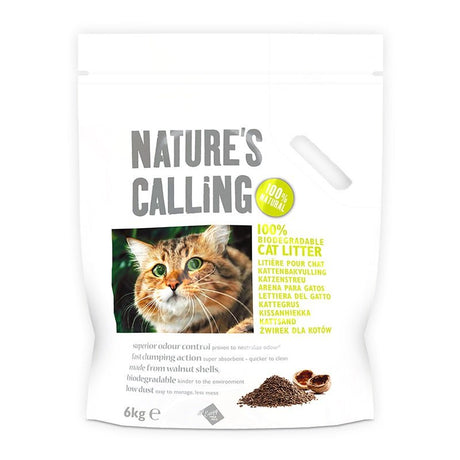 Natures Calling Natural Cat Litter 2x6kg, Nature's Calling,