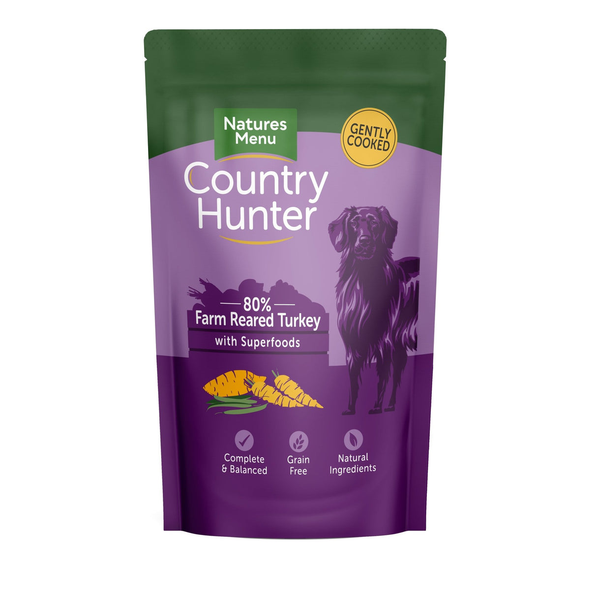 Natures Menu Country Hunter Farm Reared Turkey 3x (6x150g), Natures Menu,