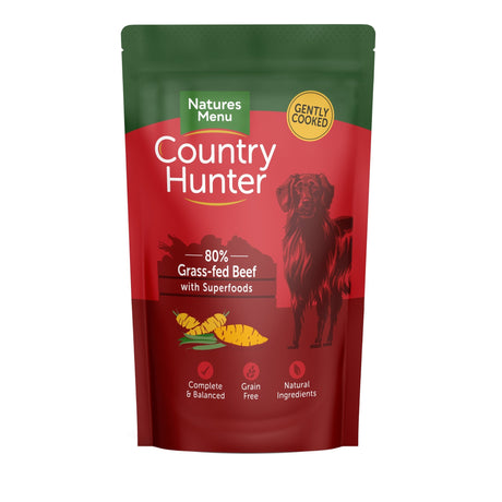 Natures Menu Country Hunter Grass Grazed Beef 3x (6x150g), Natures Menu,