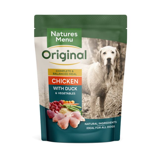 Natures Menu Dog Pouch Chicken & Duck 8x300g, Natures Menu,