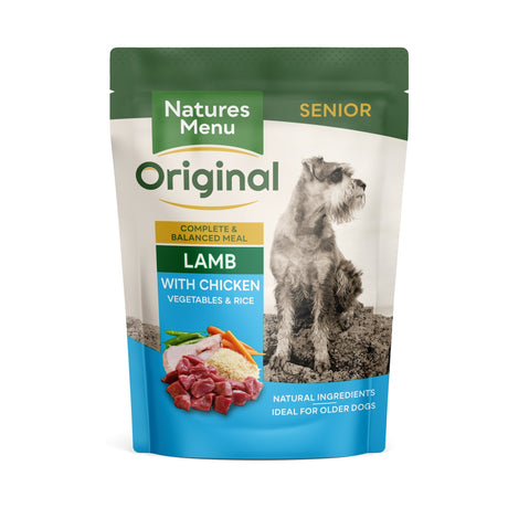 Natures Menu Dog Pouch Senior Lamb 8x300g, Natures Menu,