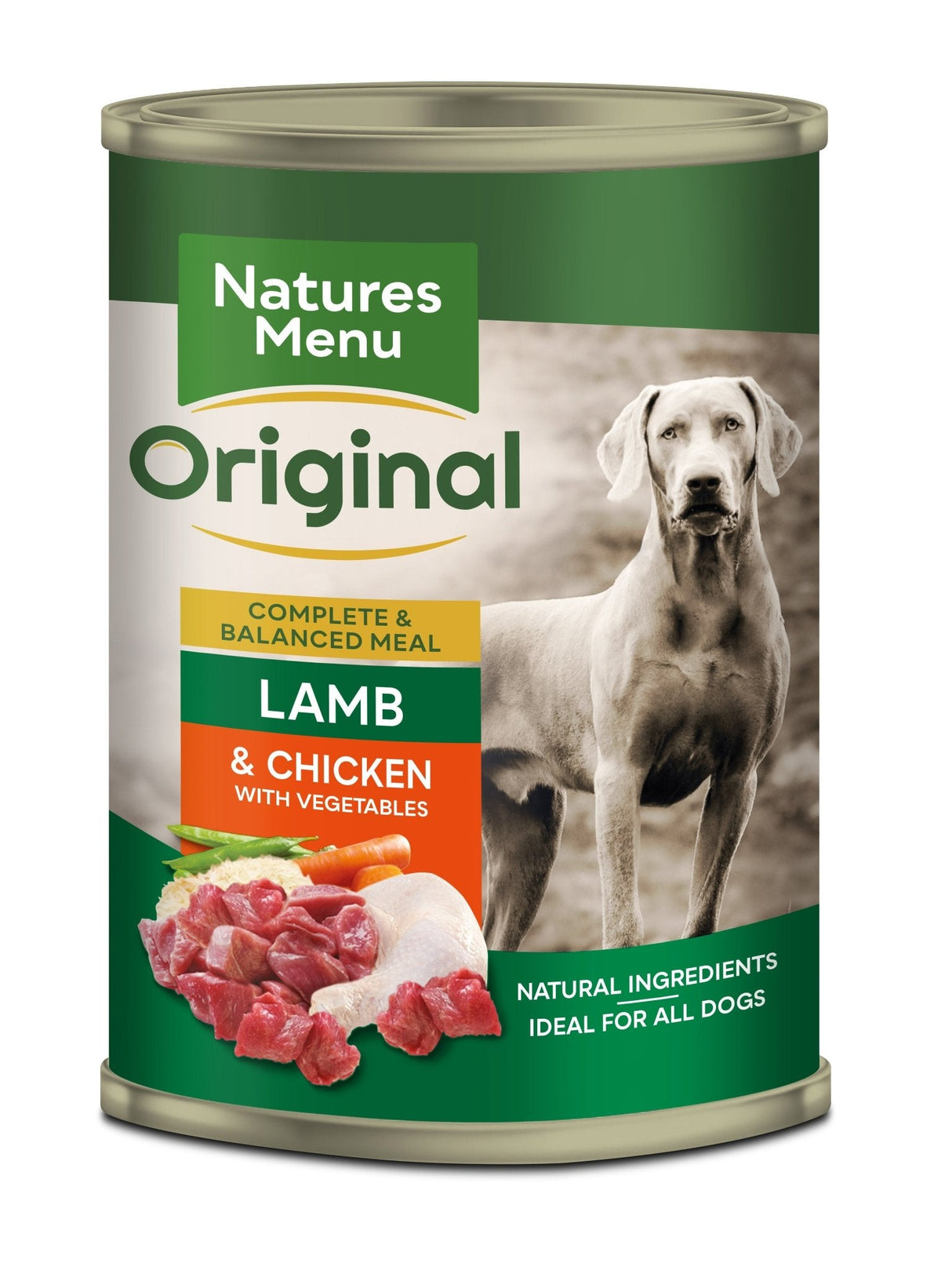 Natures Menu Dog Tins Lamb&Chicken 12x400g, Natures Menu,