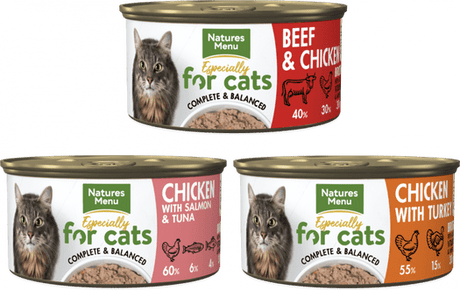 Natures Menu for Cats Adult Multipack Tins 48 x 85g, Natures Menu,