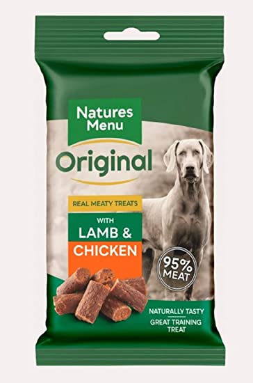 Natures Menu Lamb & Chicken Dog Treats 12 x 60g, Natures Menu,