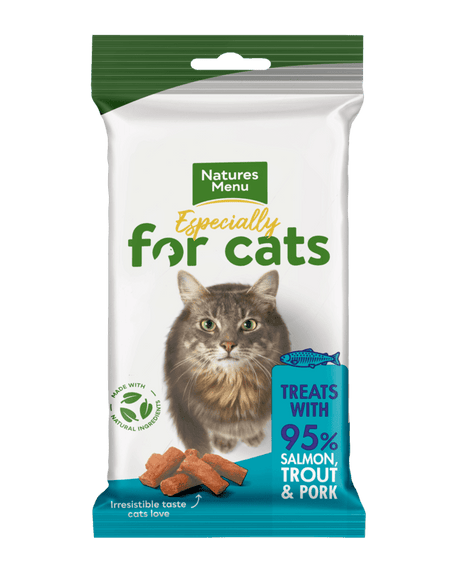 Natures Menu Salmon & Trout Cat Treats 12 x 60g, Natures Menu,