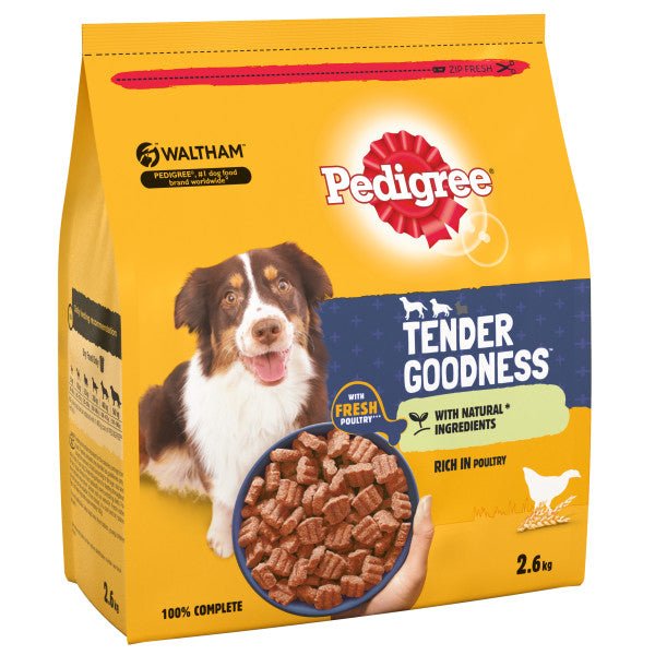 Pedigree Adult Tender Goodness Chicken 3x2.6kg, Pedigree,