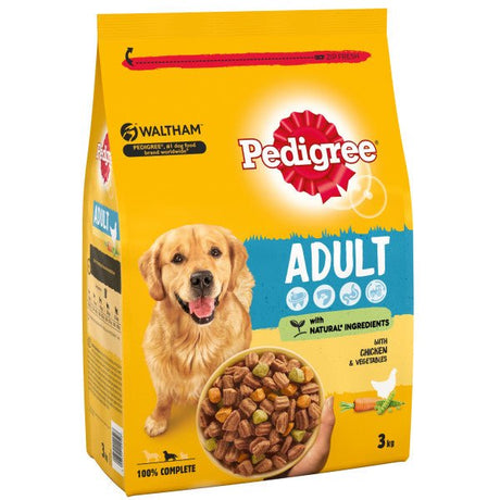 Pedigree Chicken & Veg, Pedigree, 3x3kg