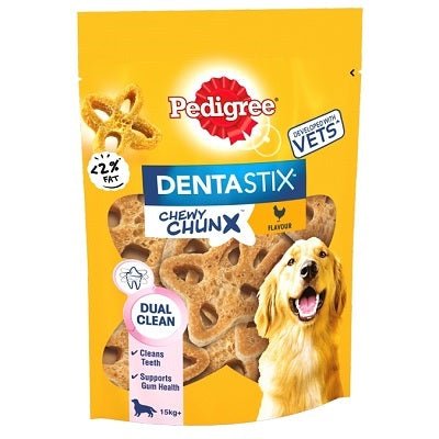 Pedigree Dentastix Chewy Chunx Chicken Large 5 x 68g, Pedigree,