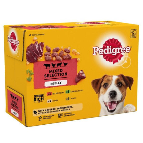 Pedigree Pouch Favourites Jelly 4x (12x100g), Pedigree,