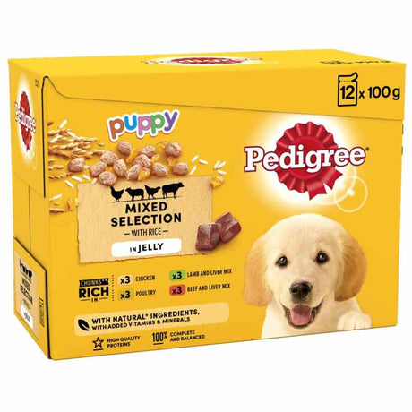 Pedigree Pouch Puppy Jelly 4x (12x100g), Pedigree,