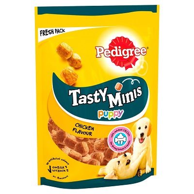 Pedigree Tasty Minis Puppy/Junior Chicken 8x125g, Pedigree,