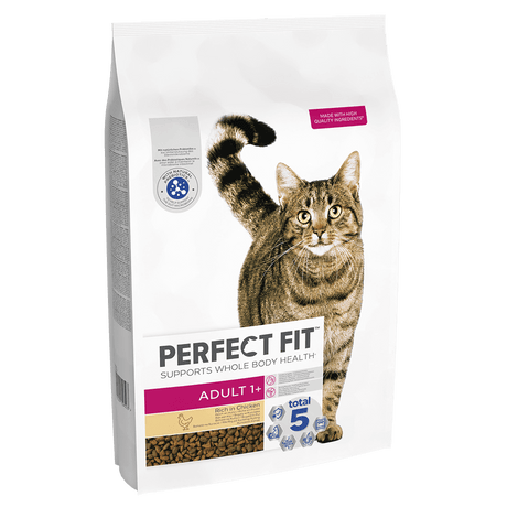 Perfect Fit Adult Dry Cat Food with Chicken, Perfect Fit, 4x750g