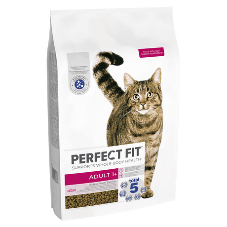 Perfect Fit Dry Cat Food with Salmon 2.8 kg, Perfect Fit,