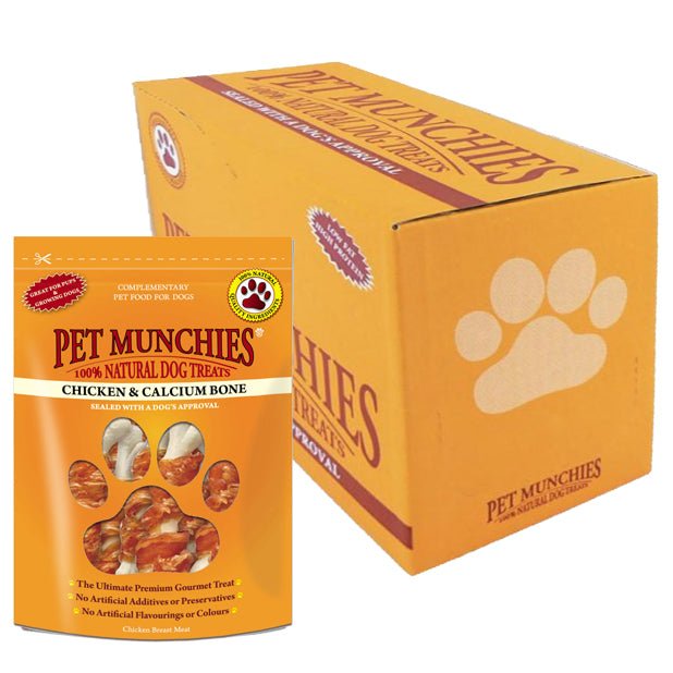 Pet Munchies Chicken & Calcium 8 x 100g, Pet Munchies,