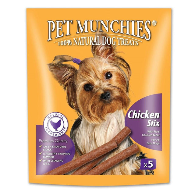 Pet Munchies Chicken Stix Dog Treats 10 x 50g, Pet Munchies,