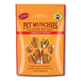 Pet Munchies Chicken Twists Dog Treats 8 x 80g, Pet Munchies,