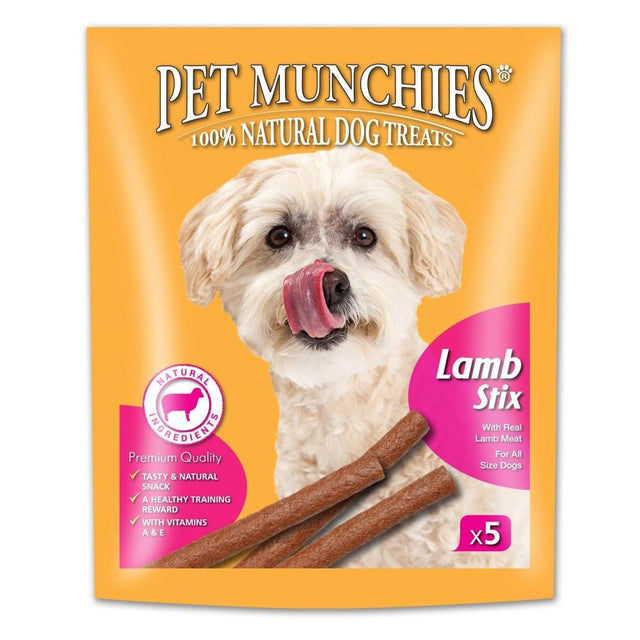 Pet Munchies Lamb Stix Dog Treats 10 x 50g, Pet Munchies,