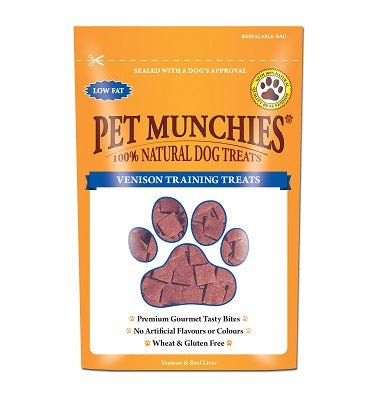 Pet Munchies Training Treat Venison 8x50g, Pet Munchies,