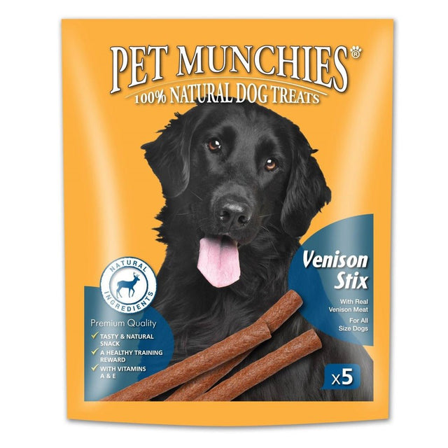 Pet Munchies Venison Stix Dog Treats 10 x 50g, Pet Munchies,