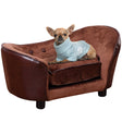 Pet Sofa Dog Couch, with Cushion, for Cats or Extra Small Dogs, PawHut,