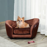 Pet Sofa Dog Couch, with Cushion, for Cats or Extra Small Dogs, PawHut,