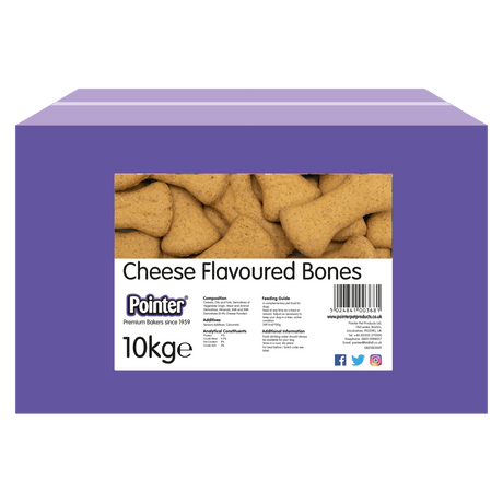 Pointer Cheese Flavoured Bones 10 kg, Pointer,