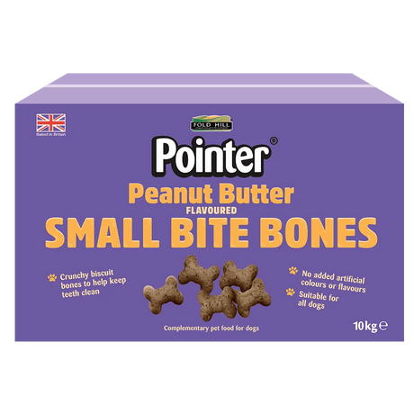 Pointer Peanut Butter Small Bite Bones 10 kg, Pointer,