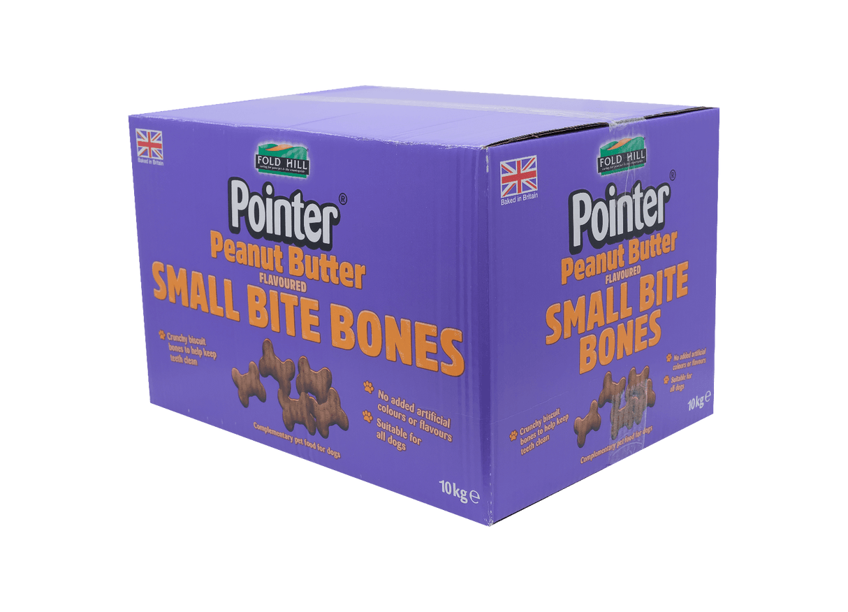Pointer Peanut Butter Small Bite Bones 10 kg, Pointer,