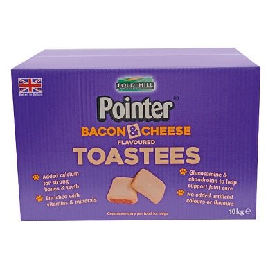 Pointer Toastees Bacon & Cheese 10 kg, Pointer,