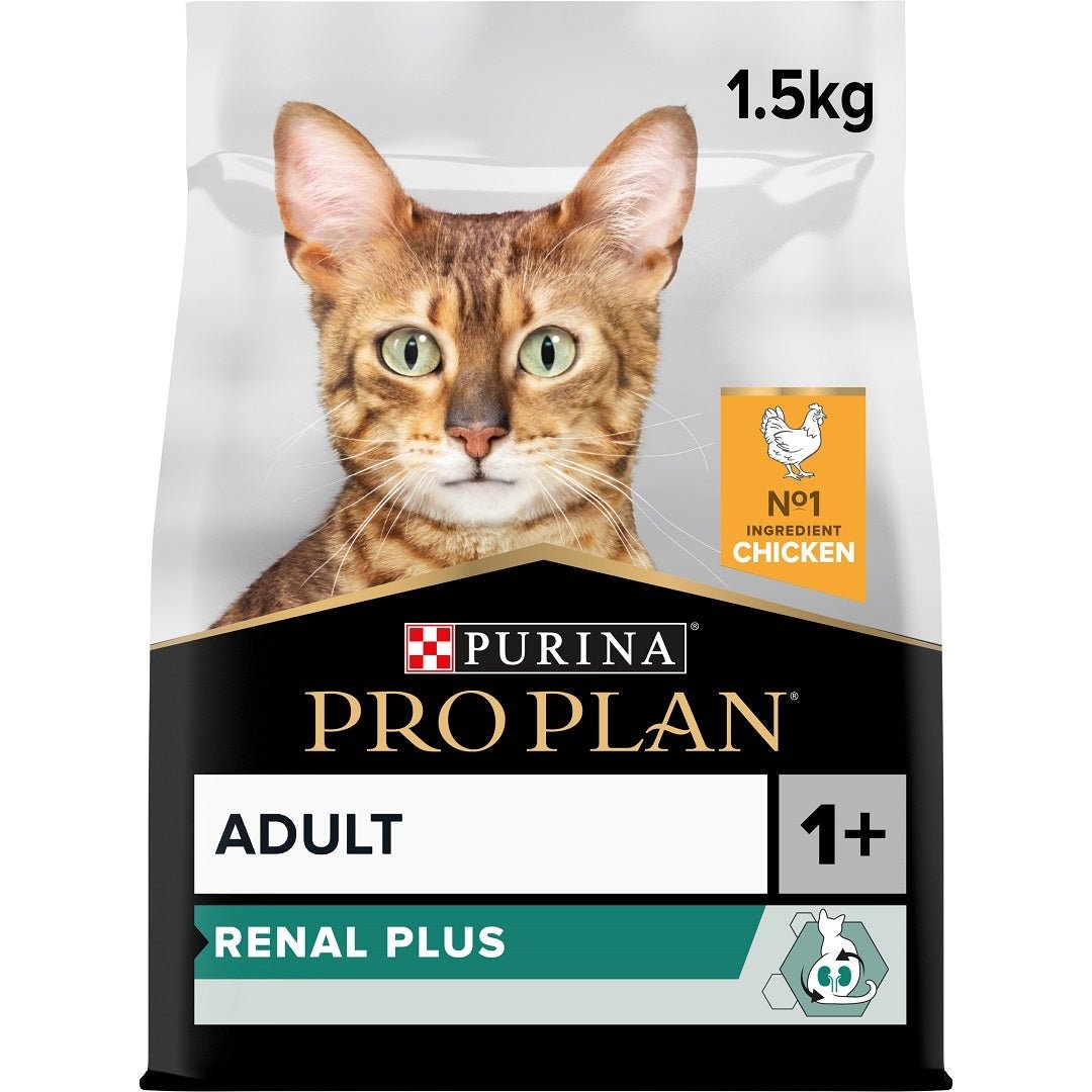Pro Plan Adult Renal Plus Chicken Dry Cat Food, Pro Plan, 1.5 kg