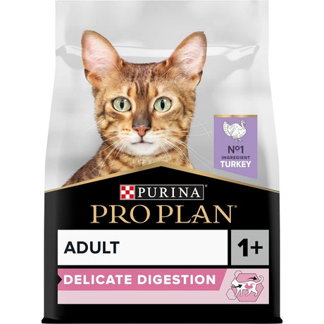 Pro Plan Delicate Digestion Dry 1+ Adult Cat Food Turkey 3kg, Pro Plan,