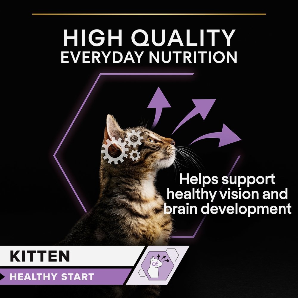 Pro Plan Kitten 1-12m Healthy Start with Turkey in Gravy Pouches 4x (10x85g), Pro Plan,