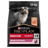 Pro Plan Medium Puppy Sensitive Skin Salmon Dry Dog Food 12kg, Pro Plan,