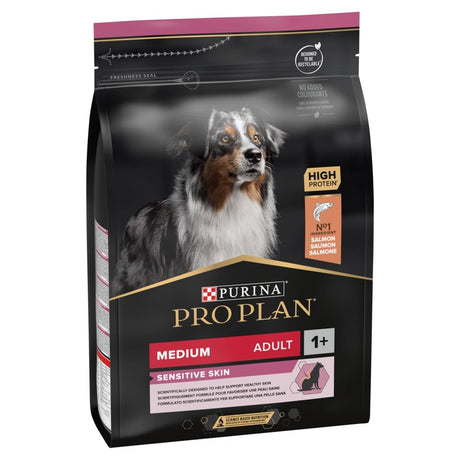 Pro Plan Medium Sensitive Skin Salmon Dry Dog Food, Pro Plan, 3kg