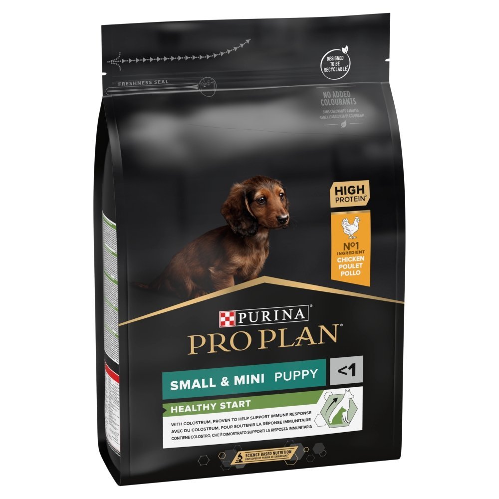 Pro Plan Small and Mini Puppy Healthy Start Chicken Dry Dog Food 3 kg, Pro Plan,
