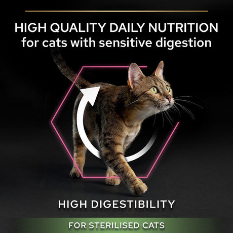 Pro Plan Sterilised Delicate Digestion Dry Cat Food Chicken 3kg, Pro Plan,