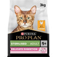Pro Plan Sterilised Delicate Digestion Dry Cat Food Chicken 3kg, Pro Plan,