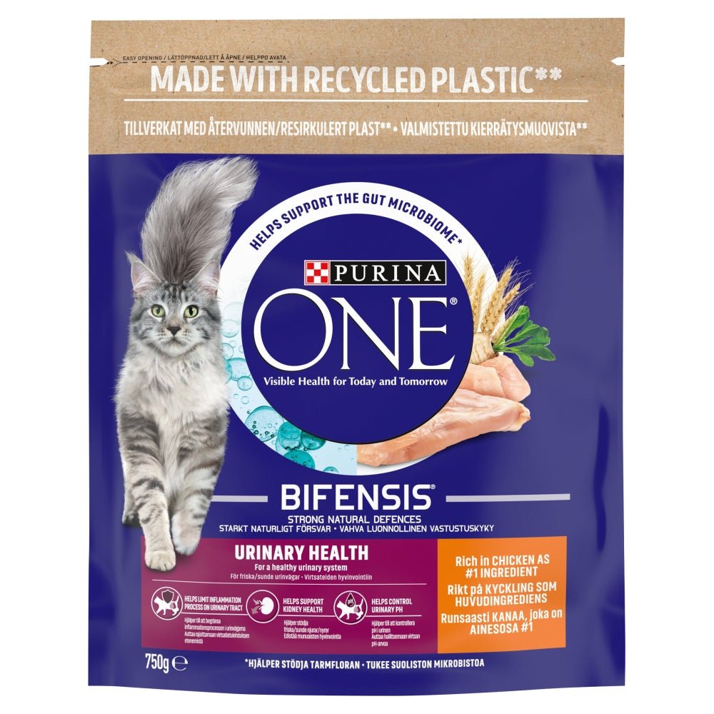 Purina One Adult Cat Urinary Care Chicken & Wheat 4x750g, Purina One,