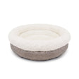 Rosewood Deep Tweed Oval Teddy Bear Bed, Rosewood, 68.5 cm