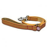 Rosewood Luxury Leather Dog Lead, Rosewood, Tan