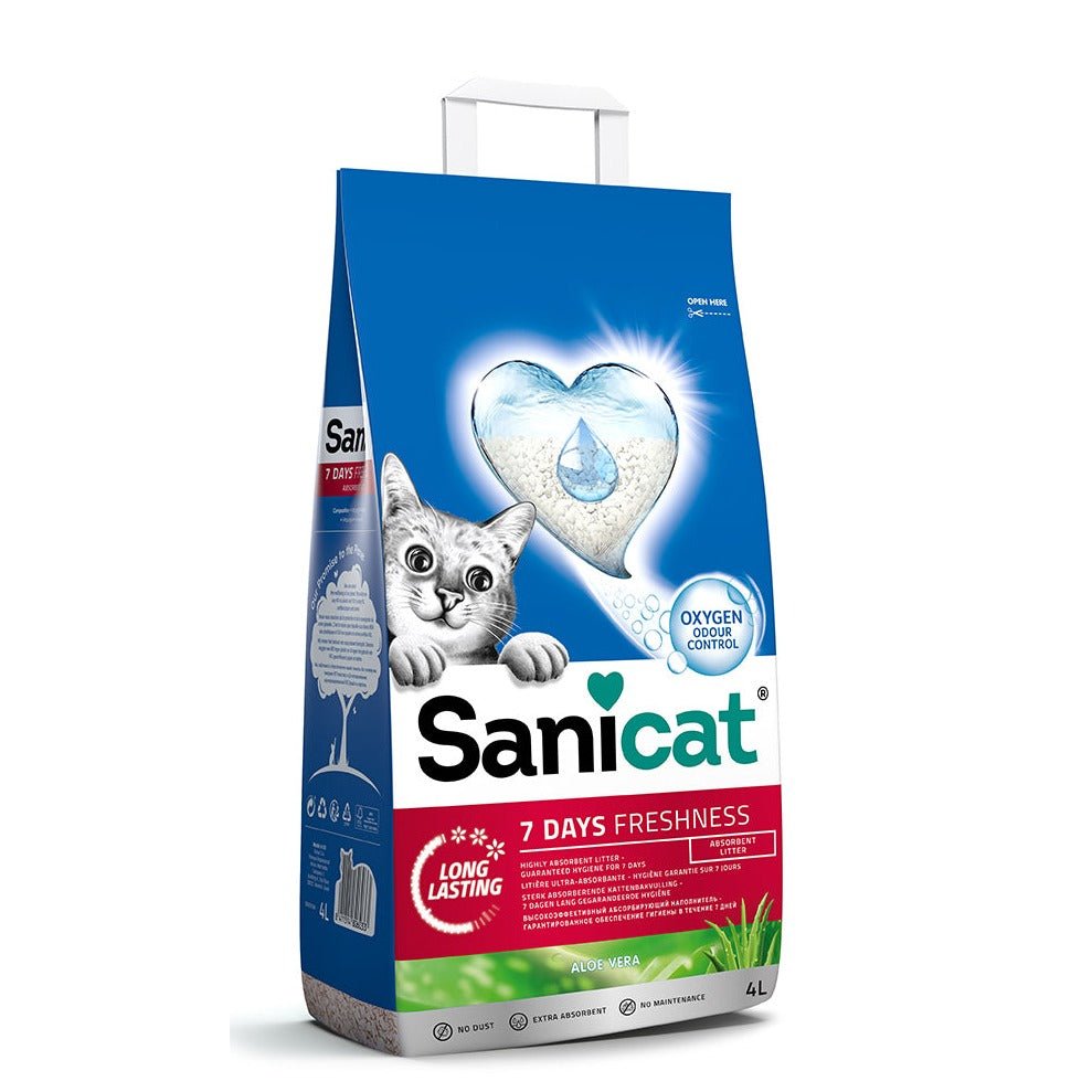 Sanicat Aloe Vera 7 Days Cat Litter 5x4L, Sanicat,