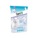 Sanicat Diamonds Fragrance Free Cat Litter 4x3.8L, Sanicat,
