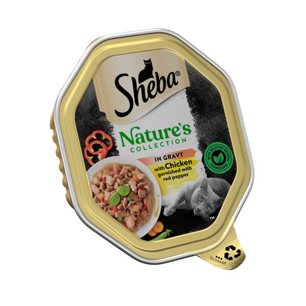 Sheba Nature's Collection Chicken in Gravy Trays 22 x 85g, Sheba,