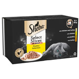 Sheba Select Slices Poultry Selection in Gravy Trays, Sheba, 4x (8x85g)