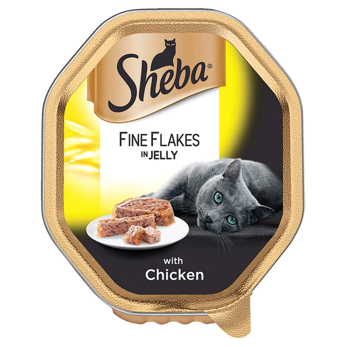 Sheba Tray Fine Flakes Chicken in Jelly 22 x 85g, Sheba,