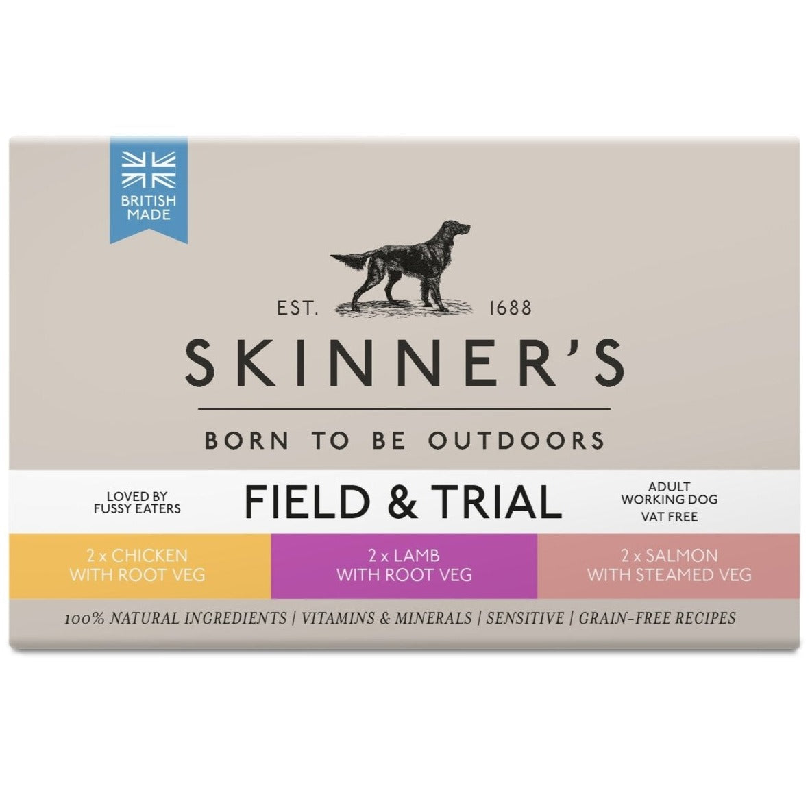 Skinners Field &amp; Trial Adult Grain Free Mix 6x390g, Skinners,