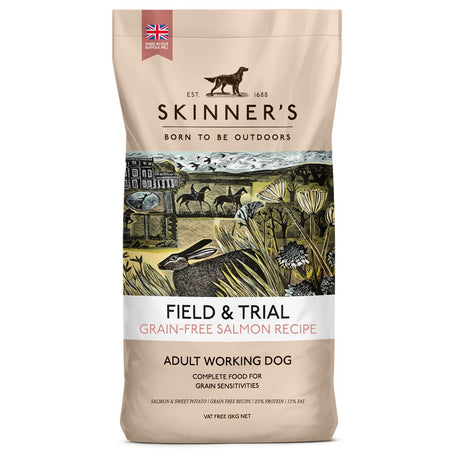 Skinners Field & Trial: Grain Free Salmon & Sweet Potato, Skinners, 15 kg