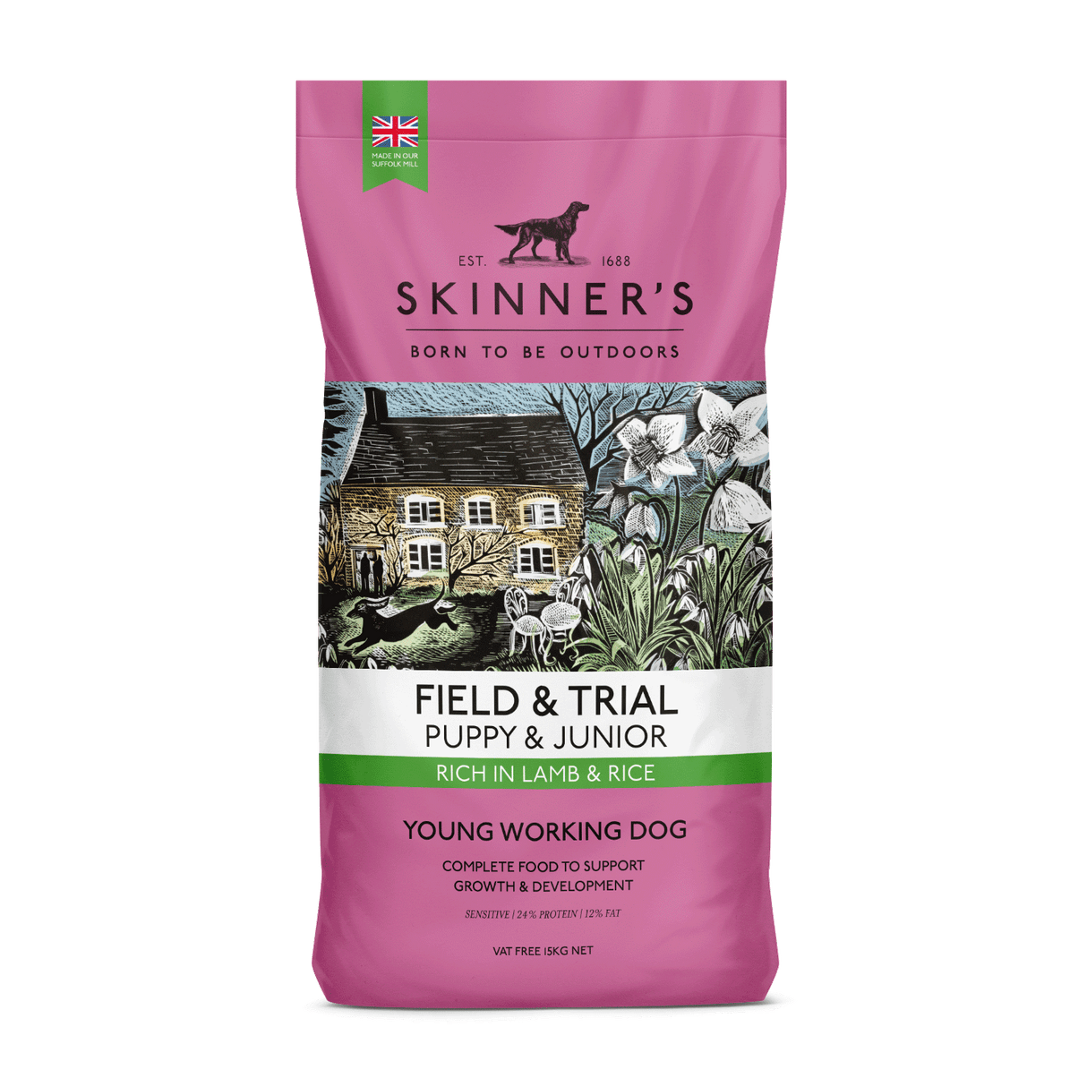 Skinners Field & Trial Puppy Lamb, Skinners, 15 kg