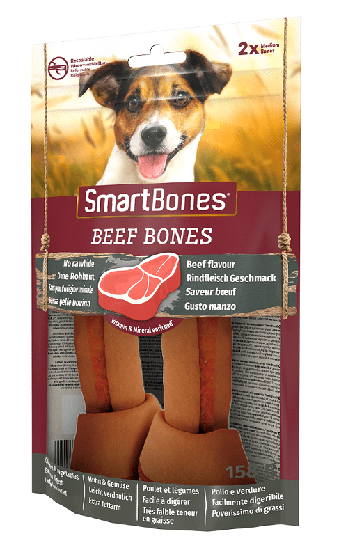 SmartBones Beef Medium Dog Treats 7 x 2 Pieces, SmartBones,